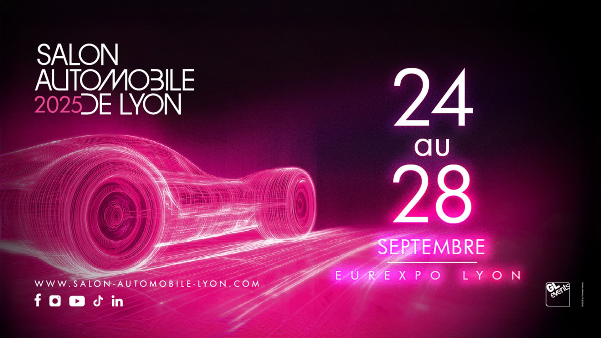 Affiche salon automobile de Lyon 2O25