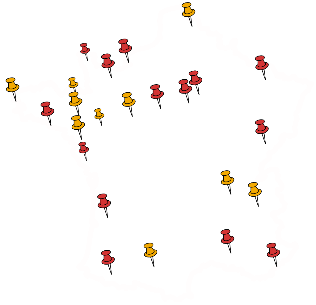 Notre réseau de franchise en France